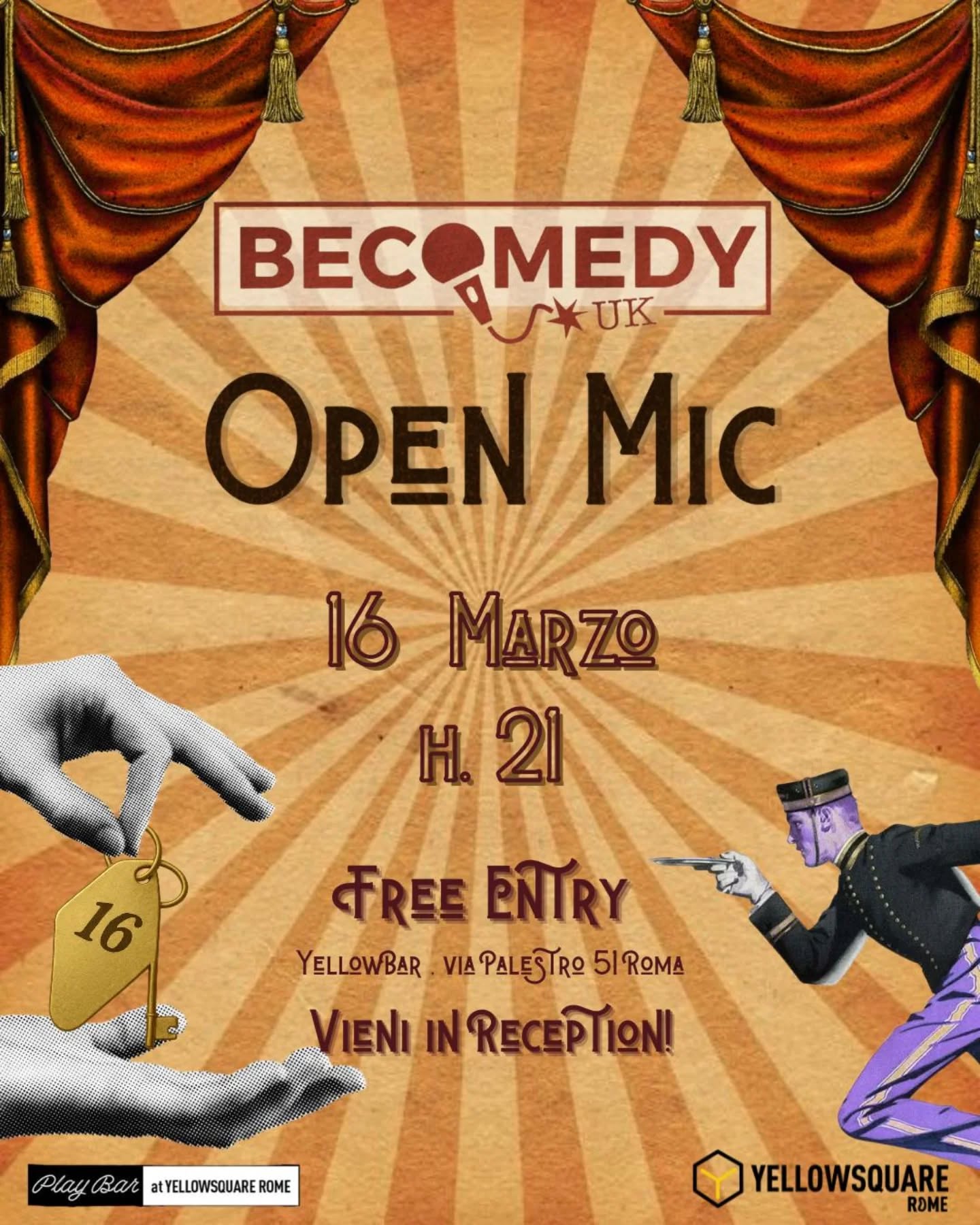 Reception Yellowsquare Yellowbar