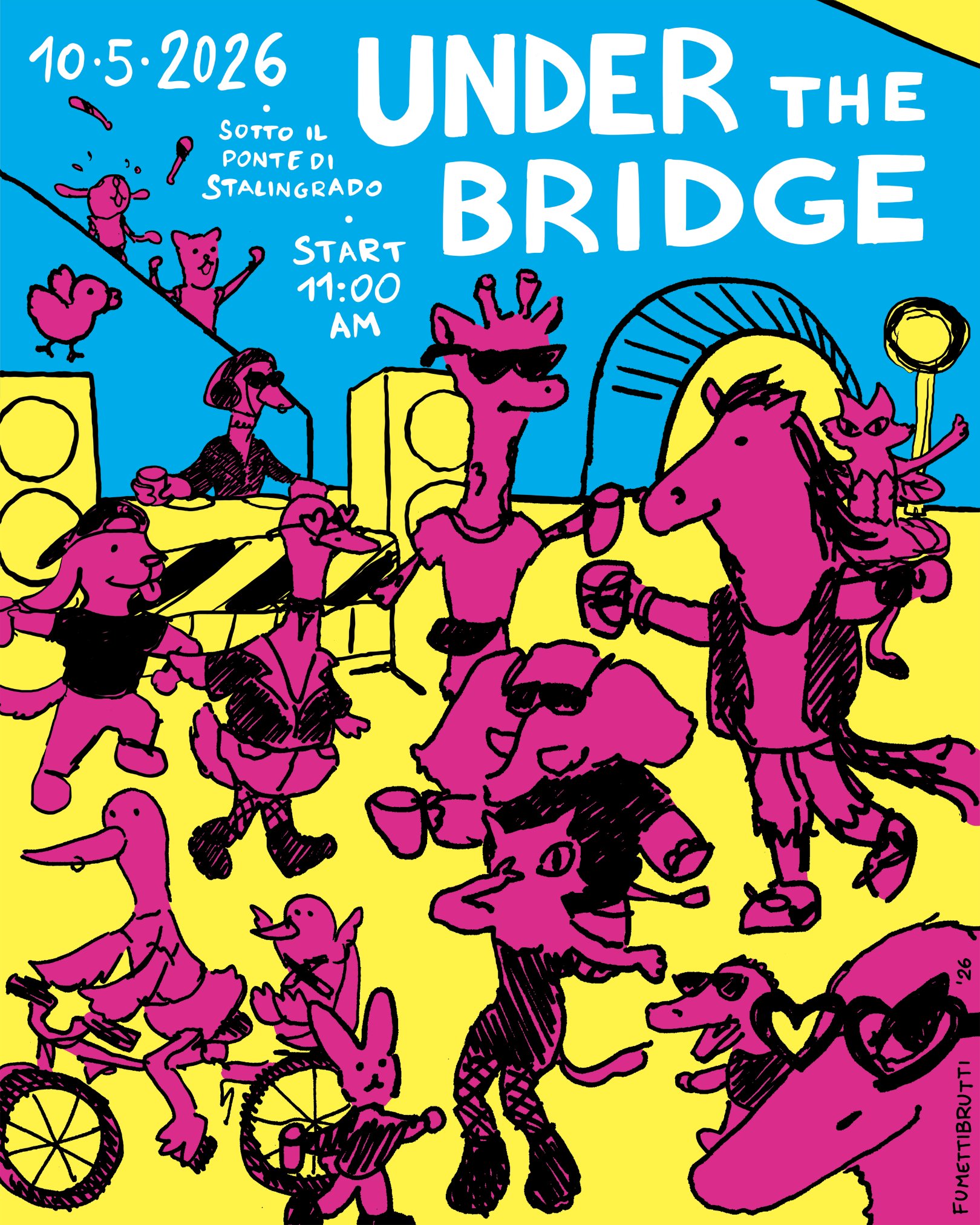 Sotto il Ponte di Stalingrado