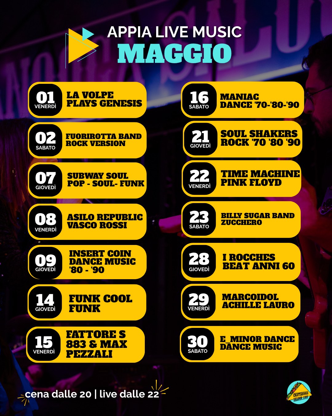 Chattanooga Saloon Appia