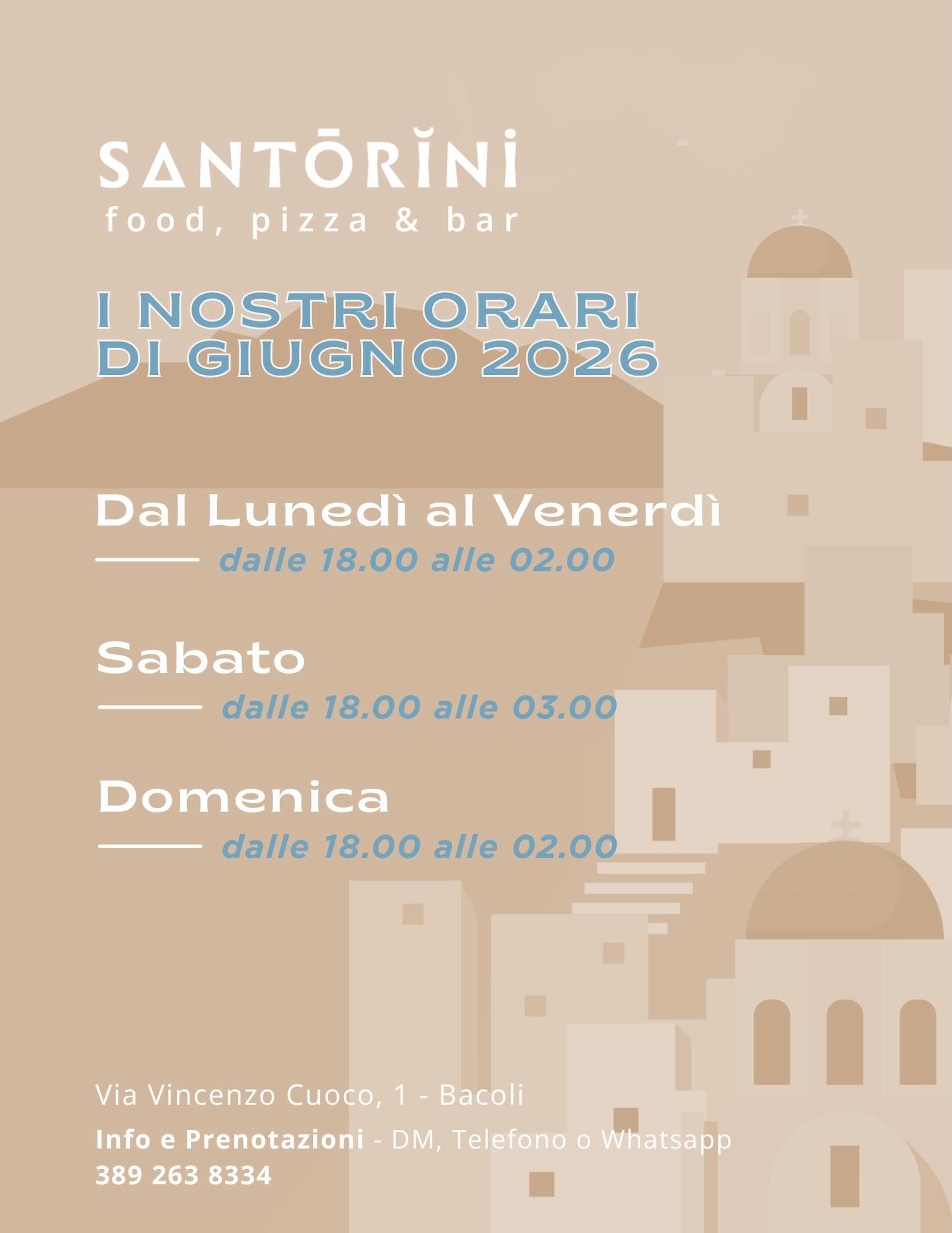 Santorini Food, Pizza & Bar