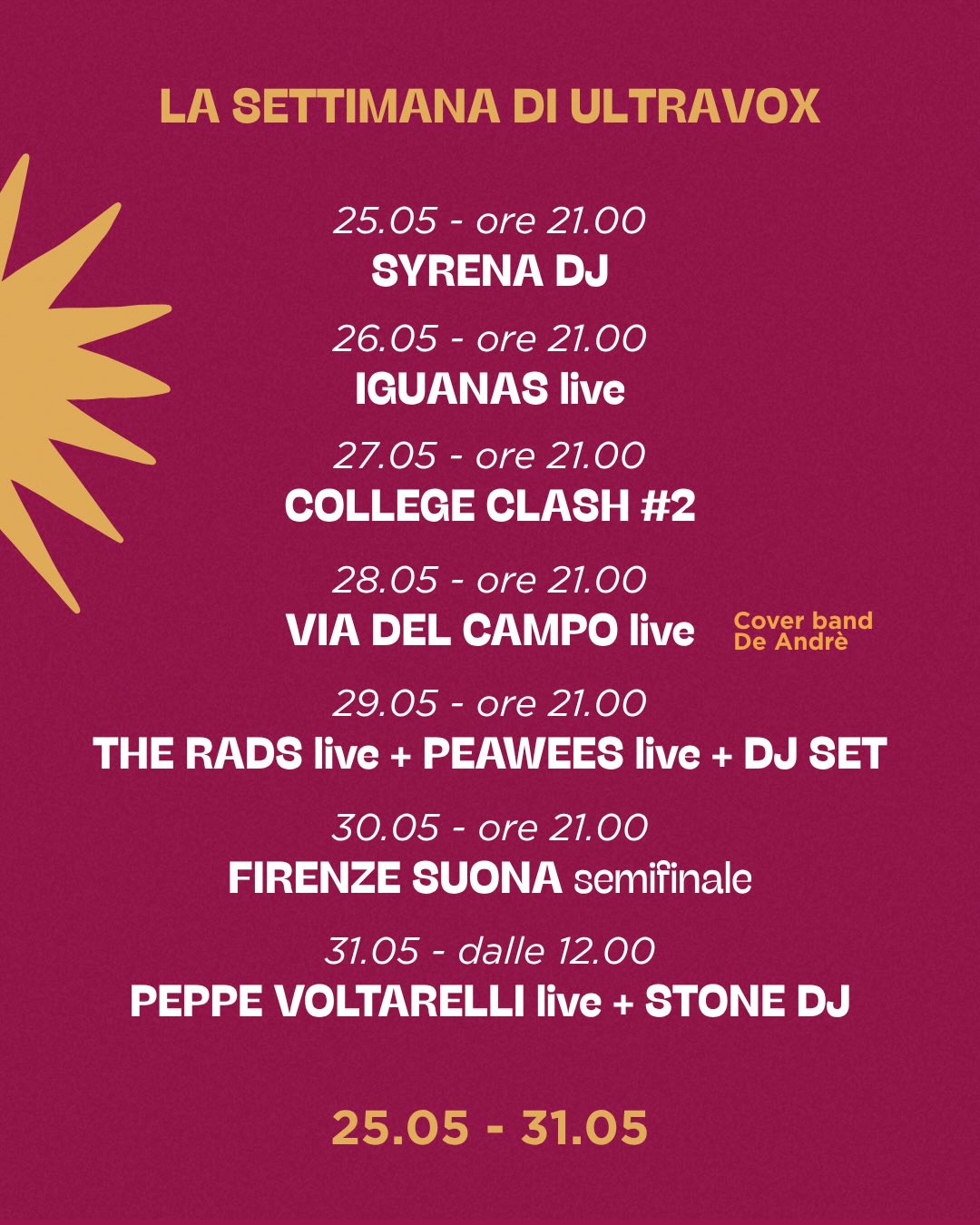 Ultravox Firenze