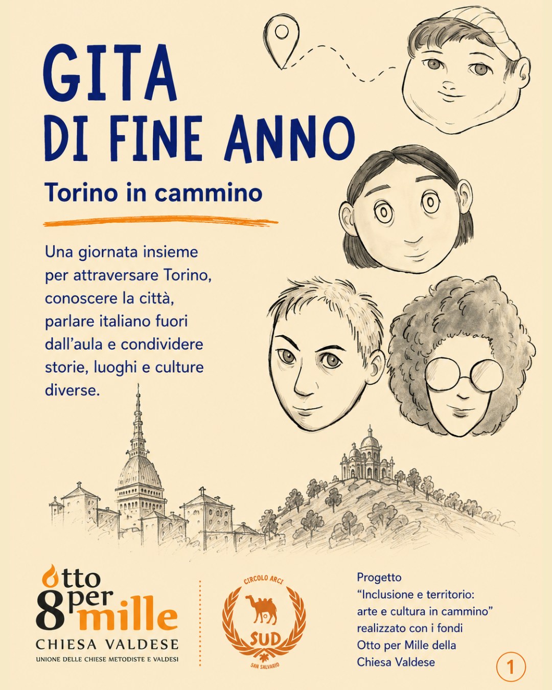 Torino (partenza da San Salvario, arrivo a Superga)