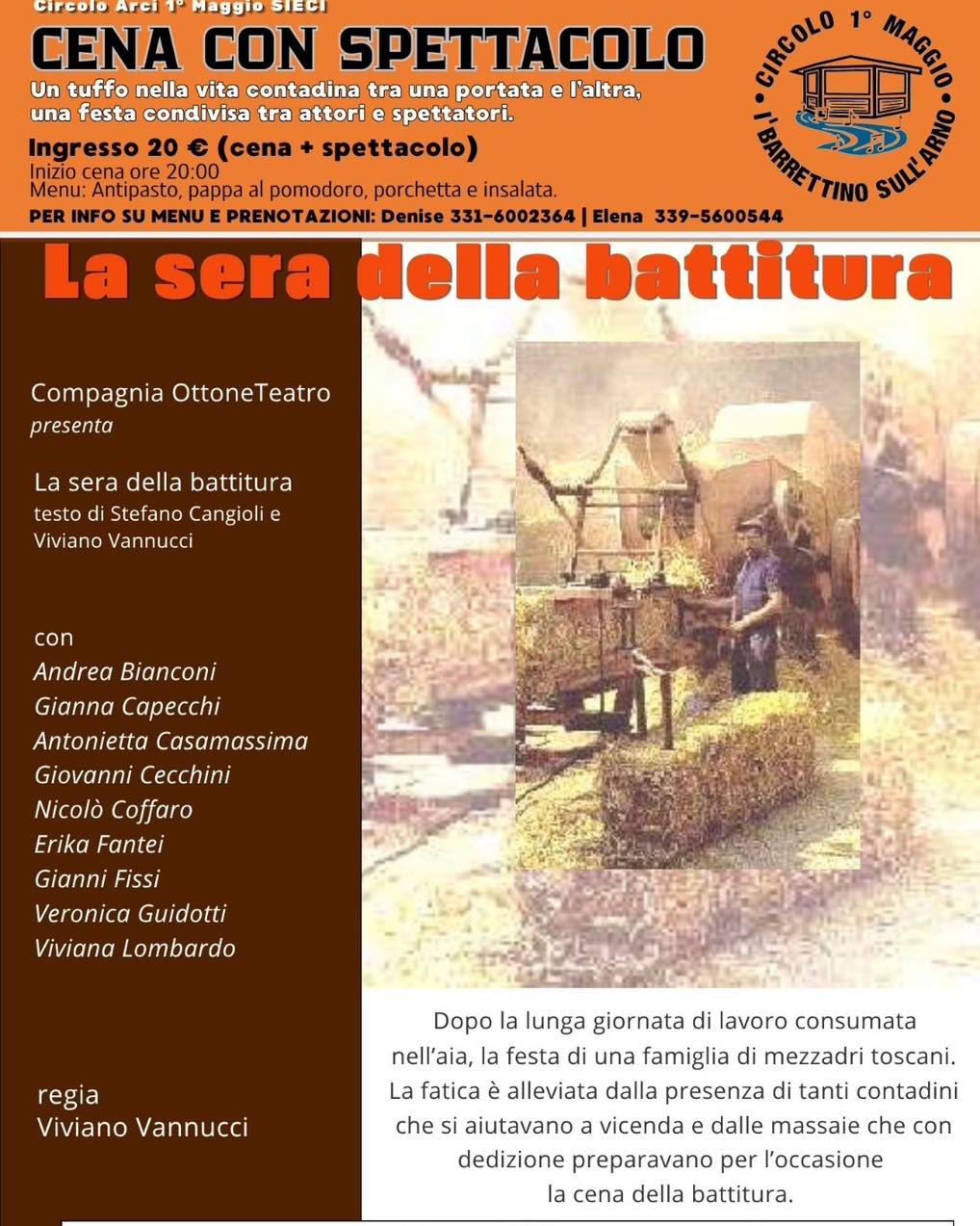 Circolo Arci 1° Maggio SIECI - I'Barrettino sull'Arno
