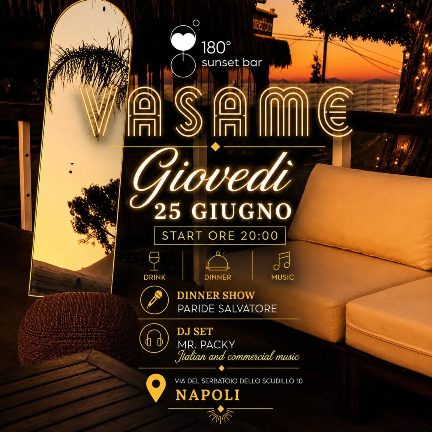 180 Sunset Bar Napoli