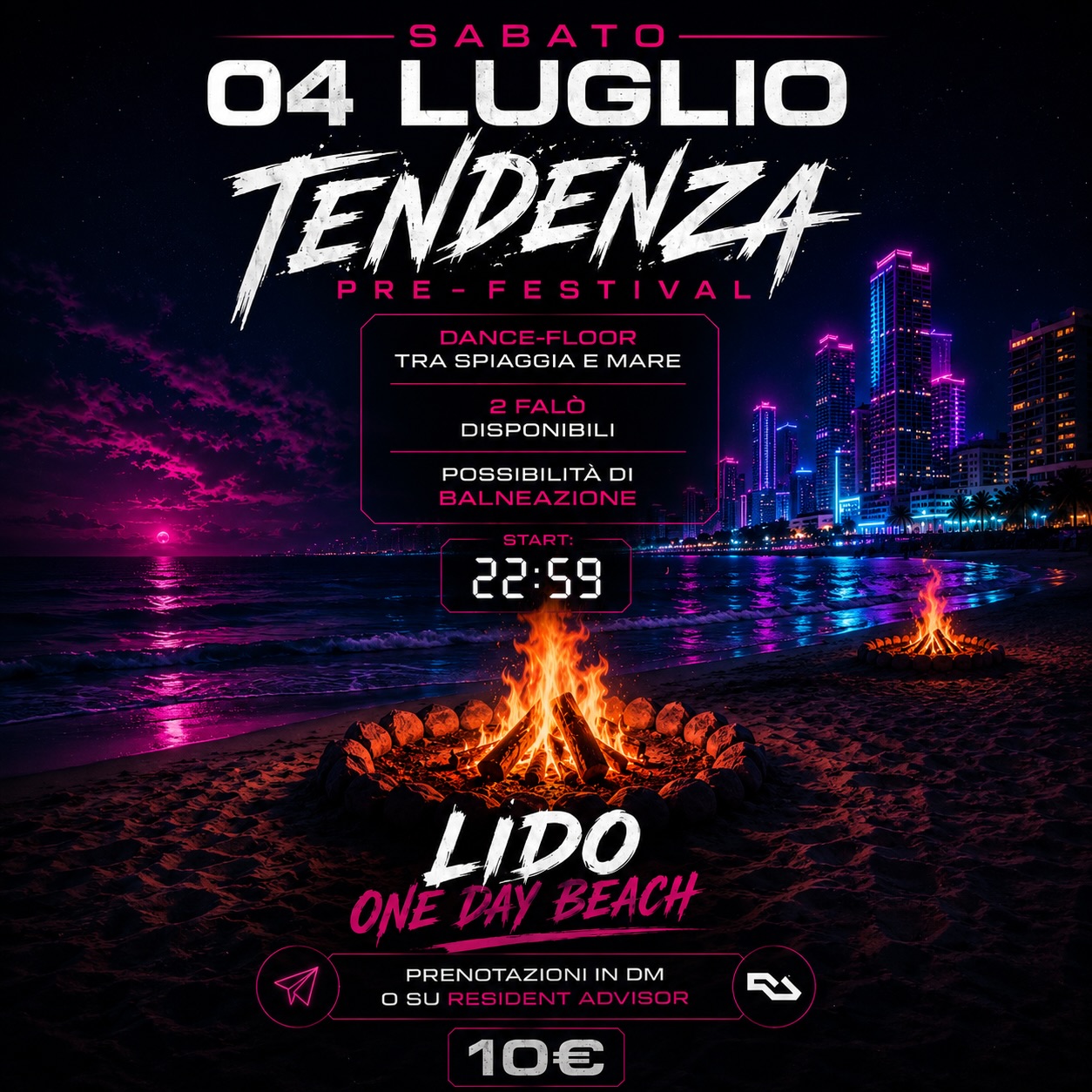 Lido One Day Beach