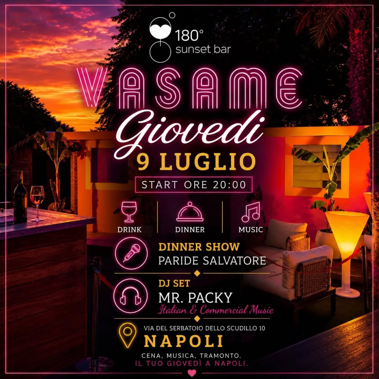 180 Sunset Bar Napoli