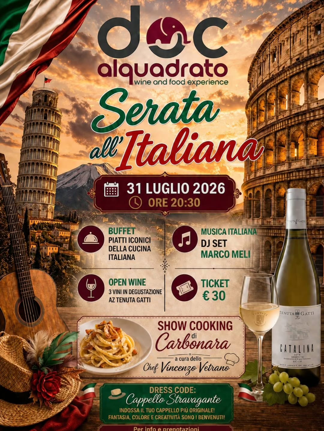 Alquadrato wine and food experience
