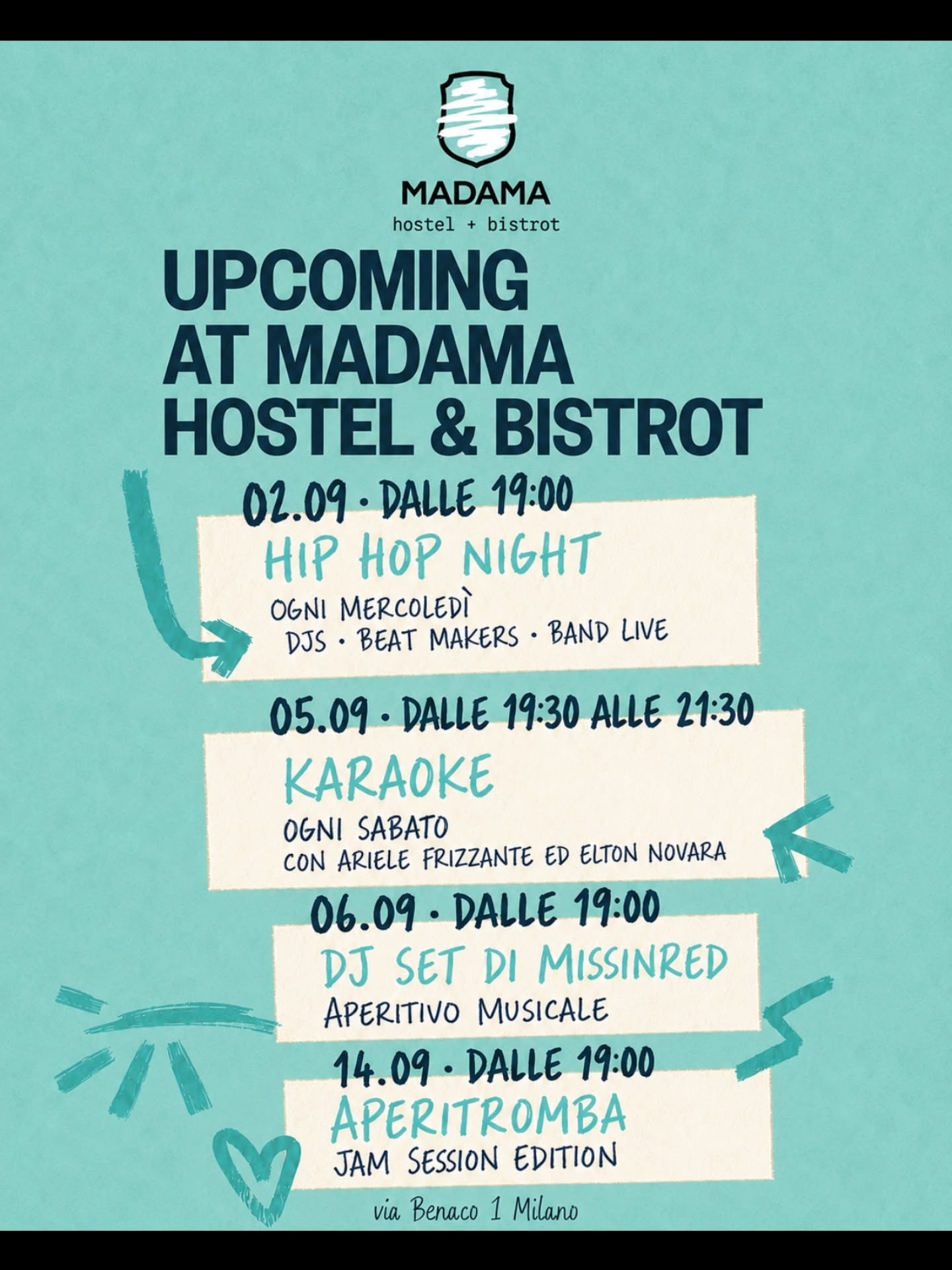 Madama Hostel & Bistrot